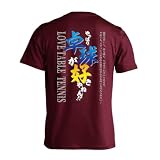 [アートワークスコウベ] 卓球 Tシャツ 半袖 練習着 ドライ やっぱり卓球が好きやねん ユニセックス S バーガンディ