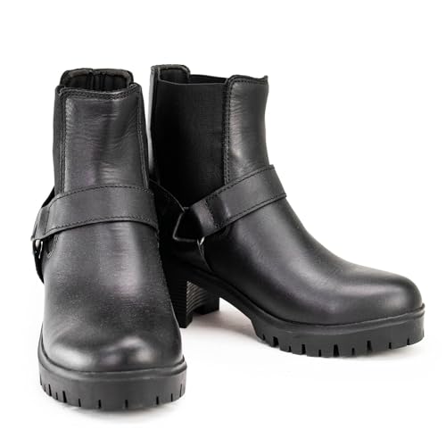 Image of Milwaukee Leather Women's Motorcycle Fashion Boots - Leather Riding Footwear - 7.5