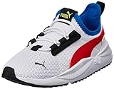 Pacer Easy Street AC Inf PUMA Pacer Easy Street AC INF, Zapatillas Unisex bebé, Blanco de Alto Riesgo, Rojo y Negro, 26 EU