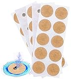 Inscape Data Lymphatic Drainage, Healing Magnets, Magnetic Acupressure Patches, Ultra Strength Healing Magnet Therapy for Body & Muscle Pain Relief - 3,500 Gauss (50 PCS), White Brown