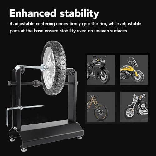 La máquina equilibradora de ruedas de motocicleta se utiliza para calibrar y equilibrar neumáticos, y es adecuada para motocicletas deportivas.