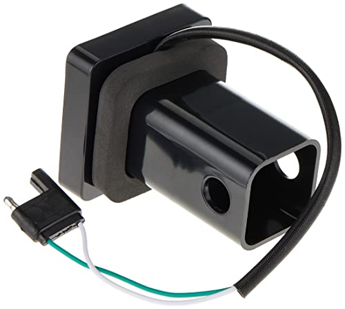 Bully Cr-007 Black Finish Abs Plastic Universal Fit Truck Led Brake Light Hitch Cover Fits 2" Hitch Receivers For Trucks From Chevy (Chevrolet), Ford, Toyota, Gmc, Dodge Ram, Jeep #TOP2