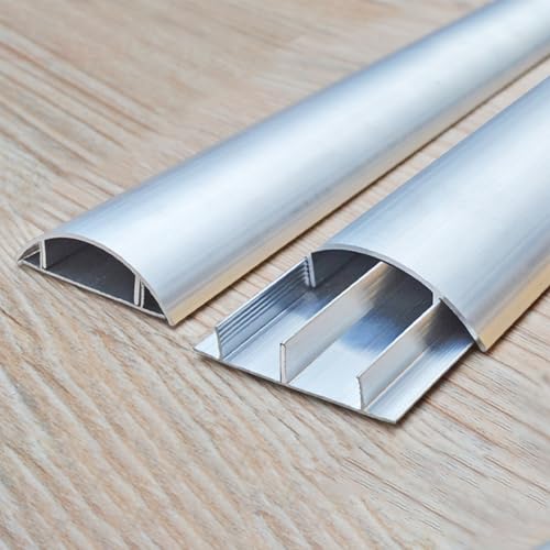 Couvre-câbles de sol auto-adhésif 1M de taille 5 en lot de 2