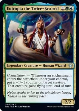 Magic: The Gathering - Eutropia The Twice-Favored - Foil - Theros Beyond Death