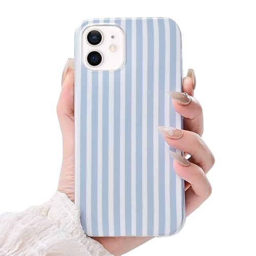 Coque compatible iPhone 12 / 12 Pro protection TPU souple antichoc bleu