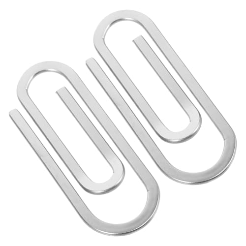 Pinzas para billetes de acero inoxidable con diseño minimalista unisex