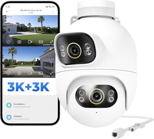 Save 30% Off IMILAB EC6 Dual 3K Plug-in Security Camera - Image 2