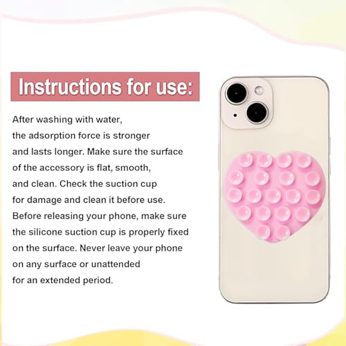 Support miroir à selfie pour éviter les chutes de téléphone grâce aux ventouses en silicone - 4