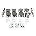 DNJ PRK3201 Piston and Ring Kit for 2010-2017 Chevrolet, GMC, Hummer Avalanche, Canyon, Colorado 4.8L-5.3L V8 16V OHV 294cid
