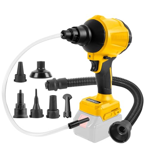 dcvbny - Cordless Dust Blower for Dewalt 20V Battery(Tool Only), Air Duster Compressed Air Mattress Pump,447MPH 40000RPM for Car,Garages,Sawmill Room,Workshop Cleaning (for Dewalt 20V Battery)