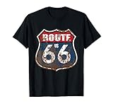 U.S. Route 66 Vintage rusted Sign perfect shirt for your kid or husband for your holiday travel in one of the most original highways within the U.S