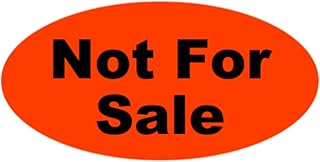 Not for Sale Labels | Food Packaging Stickers | 1.5