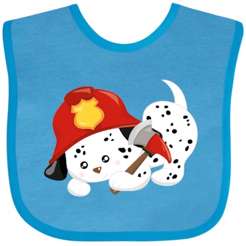 inktastic Fireman Dog, Firefighter, Dalmatian, Cute Dog, Puppy Baby Bib