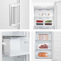 Hisense FV298N4AWE Gefrierschrank, 240 Liter Fassungsvermögen, Total NoFrost, Multi AirFlow, FastFreeze Funktion, Türanschlag wechselbar, LED Beleuchtung, weiß – Ansicht 4