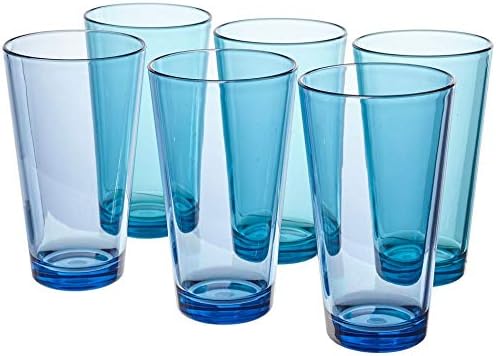 US Acrylic Water Tumbler, Multicolor, 20 Ounce (Pack of 6)