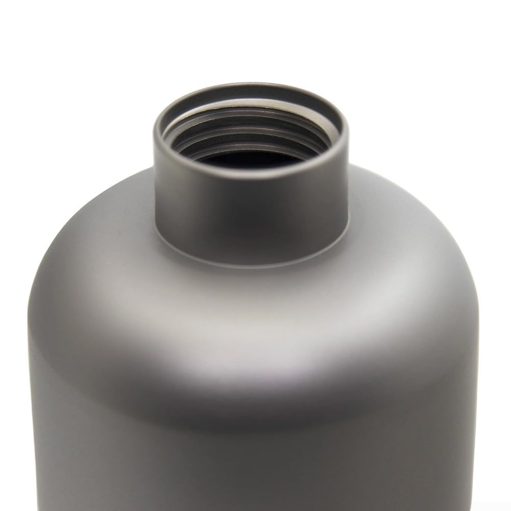Bouteille d'eau en titane pur, gourde de voyage en plein air, résistante aux acides, bouteille de camping légère, bouteille de randonnée, bouteille de randonnée sans métal