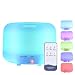 Produktbild ZOESON Diffusor Aromatherapie, Aroma Diffuser mit 7 Farben LED, BPA-Frei für ätherische öle, luftbefeuchter ultraschall für Schlafzimmer (300ML)