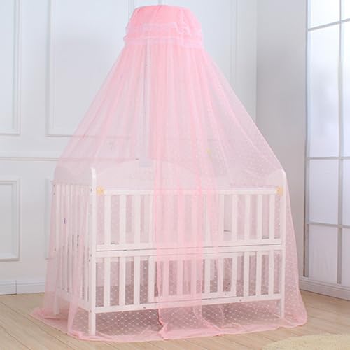 Ciel de lit pour bébé Gcroet avec maille cryptée et hauteur réglable