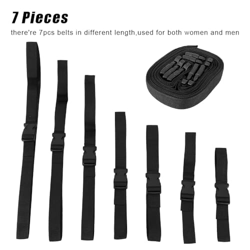 Image of 7PCS Sex Restraints Kit Bondage Belt SM Slave Sex Toys Sets BDSM Adjustable Bondage Play Kits Couples Binding Straps Adjust Handcuffs Wrist Cuff Anklet Adult Game Sex Toy