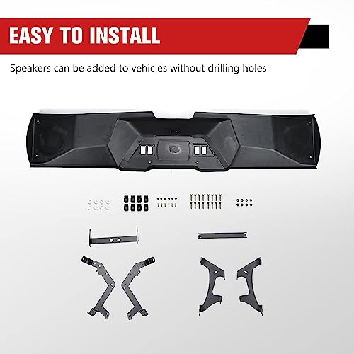 Defender Front Roof Liner Overhead, A & UTV PRO Sound Bracket Mount, Handy Speaker Panel Pods for Can-Am Defender Max HD8 HD10 Accessories, Replace OEM #715003098