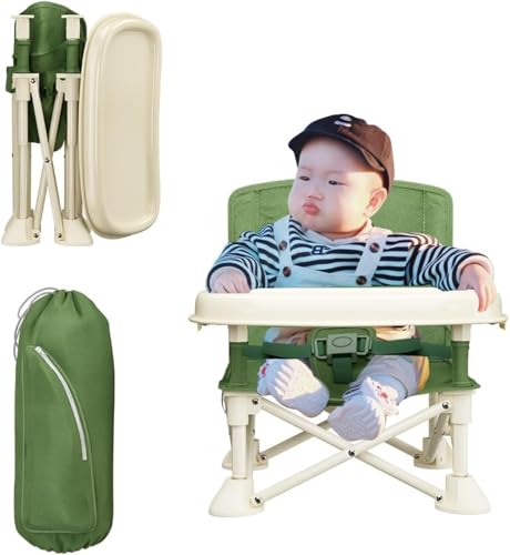 Euiuxoyベビーチェア テーブル 持ち運び 折畳み ローチェア キッズチェア ロータイブ ダイニング 携帯ベビーシート お食事椅子 ベビー 赤ちゃん キッズ 軽量 滑り止め 丈夫 ベルト付き 離乳食 屋内 アウトドア キャンプ 収納袋付き 6ヶ月から3