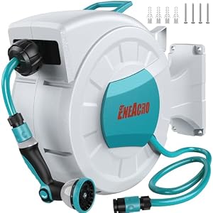 Eneacro 30m Schlauchbox mit Aufrollautomatik