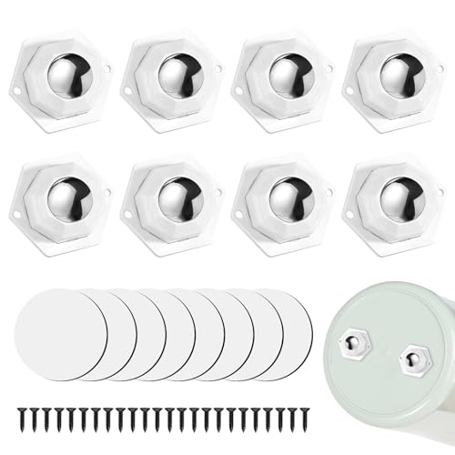 8 Piezas Ruedas para Muebles Pesados Ruedas para Mover Muebles Adhesivas Mini Ruedas Giratorias para Mover Muebles Pesados Ruedas para Mesa de Centr