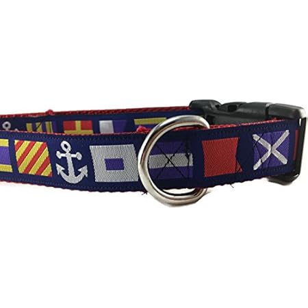 nautical flag dog collar