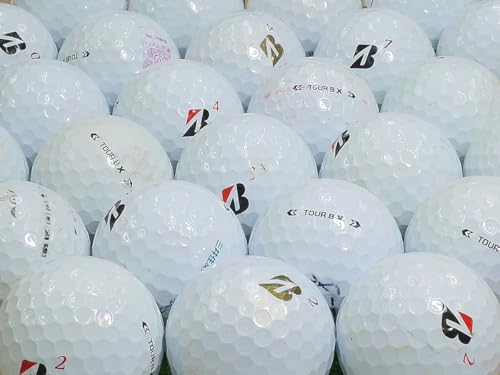 BRIDGESTONE GOLF TOUR B X ホワイト系年代混合 Bランク ロストボール 12個セット