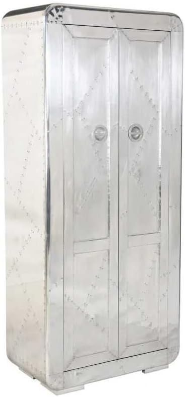 Aluminum Bedroom Style Wine Cabinet - Vintage Aviator Furniture