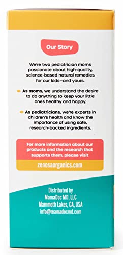 Zenosa Organics Childrens Cough Syrup- Pediatrician Mom Created- All-Natural Kids Organic Cough Medicine + Immune Booster – For Kids Age 1+ – 4 Fl Oz Bottle #TOP2