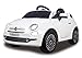 Produktbild JAMARA 460445 - Ride-on FIAT 500 12V - 2 leistungsstarke Antriebsmotoren und Akku für Lange Fahrzeit, Licht EIN/aus, LED-Scheinwerfer, Rücklicht, Speicherkarten-Slot, AUX-/ USB-Anschluss, Hupe, weiß