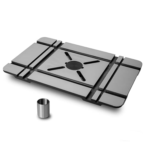 BMTURNING Deluxe Cast Iron Woodworker's Drill Press Table, compatible with Nova, Grizzly, Jet Drill press.