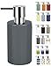 Produktbild Spirella Seifenspender Tube | mit Pumpe | Flüssigseifen-Spender | Porzellan | 300ml | Langliebig und Robust | Grau