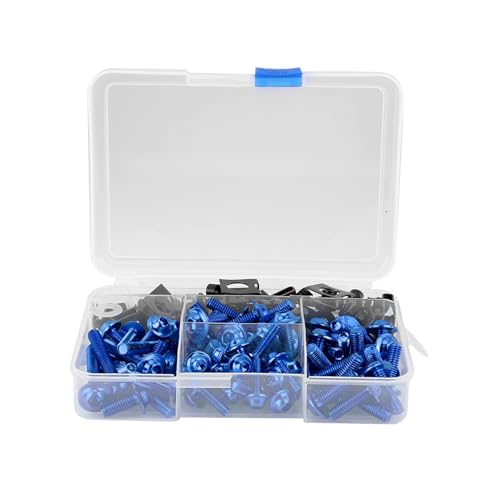 Kit de boulon de carénage contre les vibrations de votre moto bleue