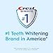 Crest 3D White Advanced Luminous Mint Teeth Whitening Toothpaste, Crest Toothpaste, 3.7 oz Pack of 4 - Helps Remove Surface Stains, Whitens Teeth, Strengthens Tooth Enamel, Protects Against Cavities