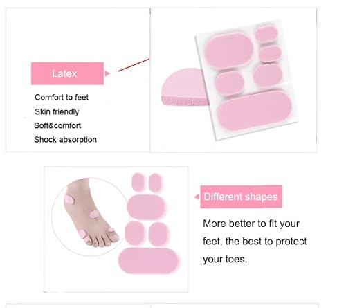Callus & Corn Cushions for Feet and Toes – Soft Latex Self-Stick Adhesive Foot Pads for Corn and Callus Relief | Multisize Cushion Protectors to Reduce Shoe Pressure & Friction – 6 Count - Thumbnail 4