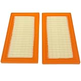 Jvfnxpm 0J8478S Air Filter for Gene-rac V-Twin 990cc 999cc Engines 14-20 KW Post 2013 Evolution Series - 2 Pieces
