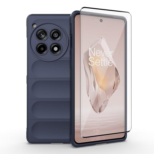 Accessoires OnePlus 12R 5G coque de protection silicone fine et verre trempé Asuwish