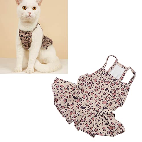 Pet Suspender Dress, Dog Dress Printed Sleeveless Clothes Puppy Vest Summer Leopard Print Dresses For Small Medium Dogs Cat Costume Xl #TOP5