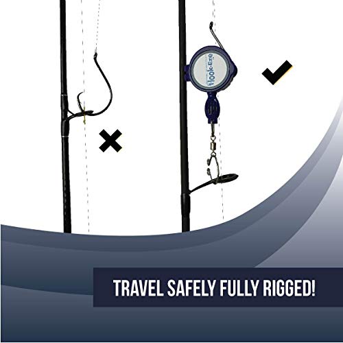 HOOK-EZE Fishing Knot Tying Tool - Fishing Accessories for tieing Fishing line to Fishing Hooks - Cover Sharp Hooks Fishing Equipment to tie Knots Quick - for Fly Fishing Accessories