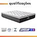 Colchão Casal Molas Ensacadas Pillow Top Maximus 138x188x24cm Cinza/Branco Gazin - Suporta até 120Kg por Pessoa glide