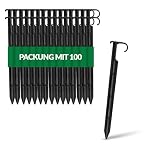 GARDENIX – GARDENIX 100 Stück AquaPIN Gartenschlauch Anker Boden Erdspi