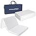 Waterproof Travel Cot Mattress 60x120cm, Trifold Style, Portable Toddler Cot Mattress, Baby Foam Sleeping Mat, Fits For Hauck Dream N Play, BabyDan Extra Large Travel Cot