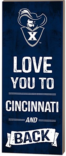 KH Sports Fan 7"X18" Xavier Ohio Musketeers Love You To College Logo Plaque