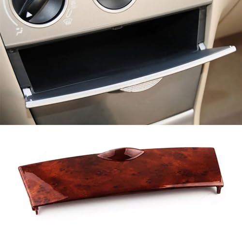AUPSPUD Front Center Console Storage Box Panel Cover for Toyota Corolla 2003 2004 2005 2006 2007 2008 (Mahogany)