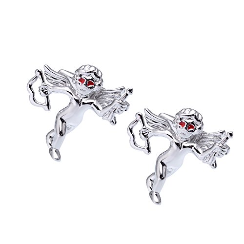 Salutto Valentine's Day Gift Mens Wedding Shirt Cufflinks With A Gift Box Cupid #TOP15