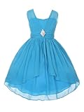 DressForLess Double Layered Yoru Chiffon Flower Girl Dress