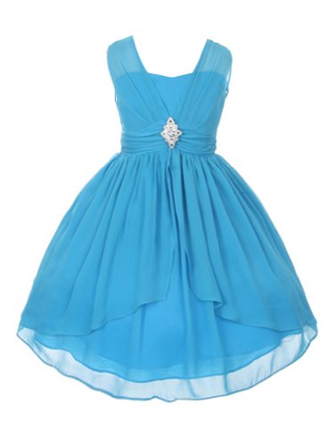 DressForLess Double Layered Yoru Chiffon Flower Girl Dress