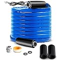 Dexepe 75 FT Upgraded Heated Water Hose with Storage Bag 5/8 Inch Inner Diameter with Energy Saving Thermostat Withstand Temperatures Down to -44°F Compatible with RV/Camper/Home/Garden